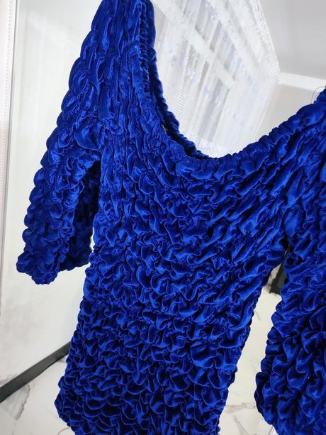 Šaty spoločenské královskomodré, m