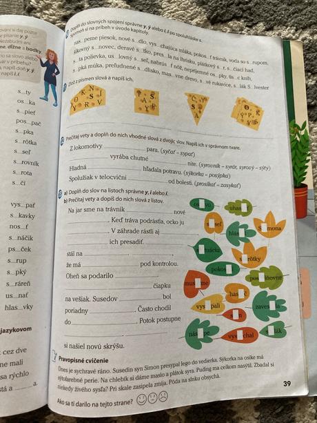 Vybrané slová v obrázkových príbehoch, 