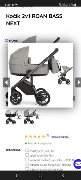 Roan Bass Next kočík