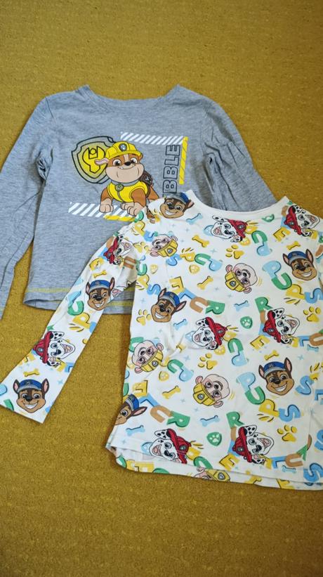 Tričká 2ks paw patrol (veľkosť 110), sinsay,110