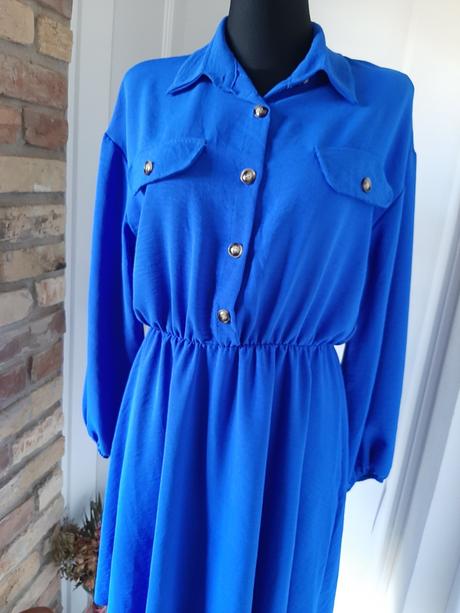 Dámske šaty s opaskom, 38 - xl