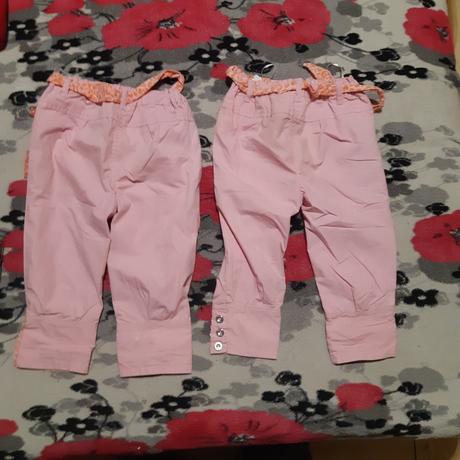 Dievčenské nohavice  2 kusy, ergee,86