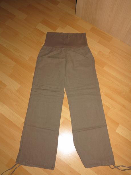 Bavlené pohodlné tehotenské nohavice, l