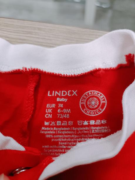 Lindex vianočné pyžamo s čiapkou 74, lindex,74