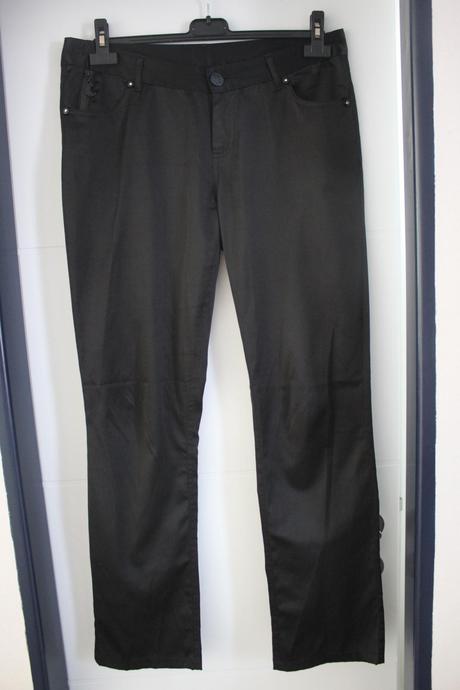 Satenove elegantne nohavice, okay,40