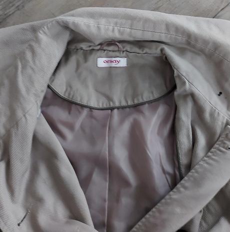 Béžový prechodný trenčkot, orsay,34