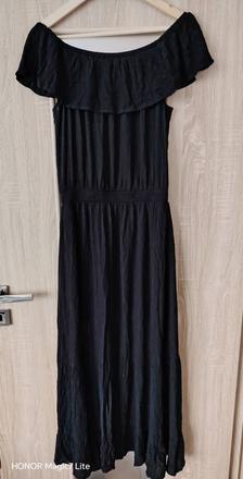 Čierne maxi saty, m