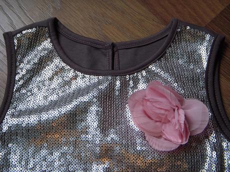 Flitrové šaty, h&m,104