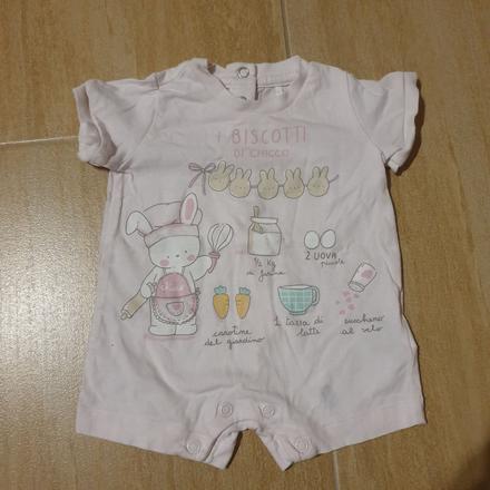 Pyžamo letné/opalovačky ružové my first chicco, chicco,50