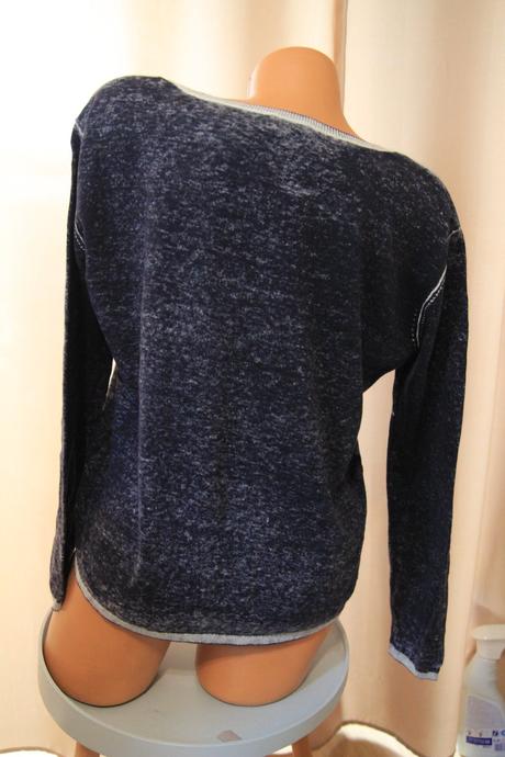 Bavlnený modrý sveter, esprit, esprit,m