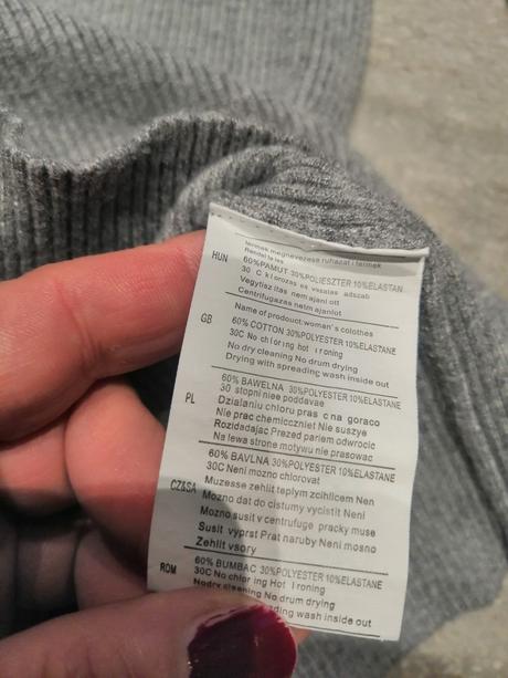 Sivé šaty ambitionfly so zipsom vo výstrihu,vs-m, m