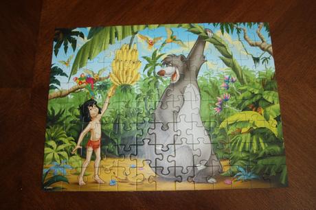 Puzzle kniha dzungli super 100, 