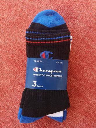 Champion pánske ponožky 3 páry veľkosť 43-46, champion,42 / 44 / 46