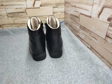 Rieker 39 - dámske kožené zateplené členkové topán, rieker,39