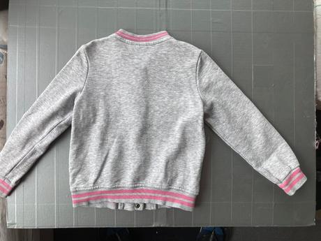 Mikina, sedo-ruzova, lupilu,98