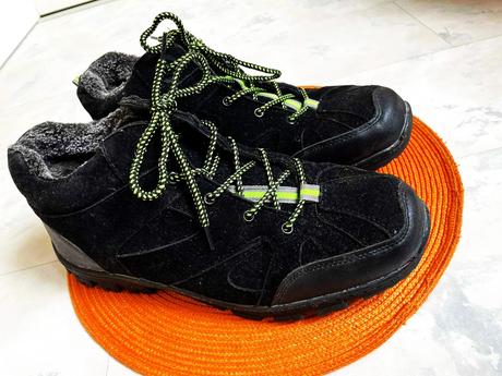 Teplé vysoké botasky s kožušinkou 43/44, 43