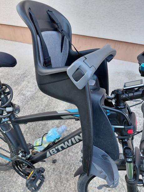 Predná sedačka na bicykel,