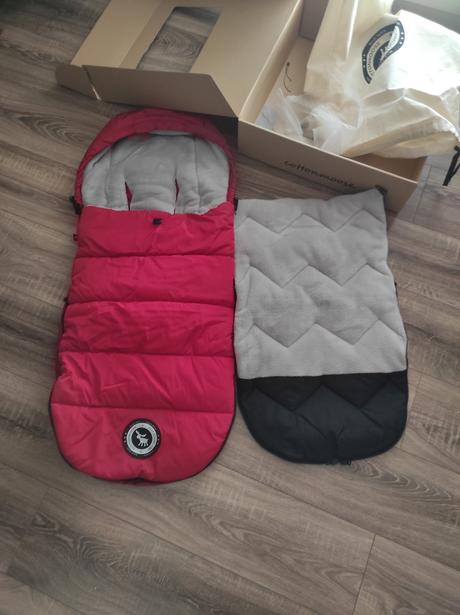 Fusak do kočíka cottonmoose arctic  červený, cottonmoose