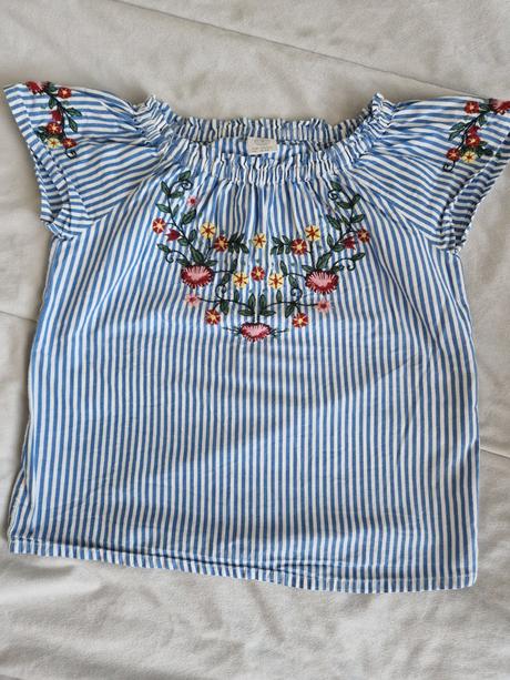 Lindex tričko vyšívané 110/116, lindex,116