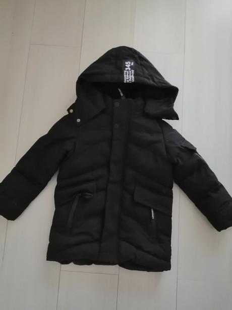 Bundička pre chlapcov zimna čierna vel. 116, lewro,116