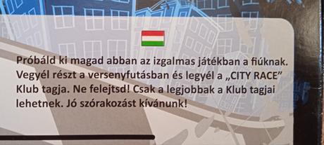 Spoločenská hra city race, 