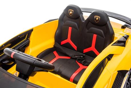 Elektrické autíčko lamborghini aventador žlté,