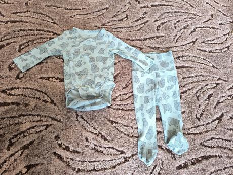 H&m set 56 s mackami, zavinovacie body, h&m,56