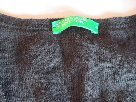 Benetton bavlna vlna vesta s/m, benetton,m