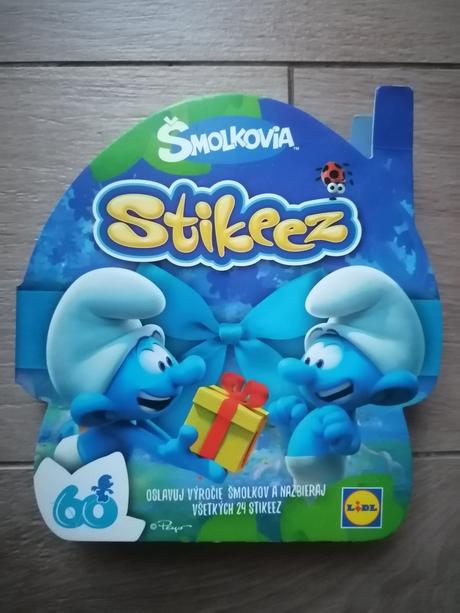 Šmolkovia stikeez komplet,