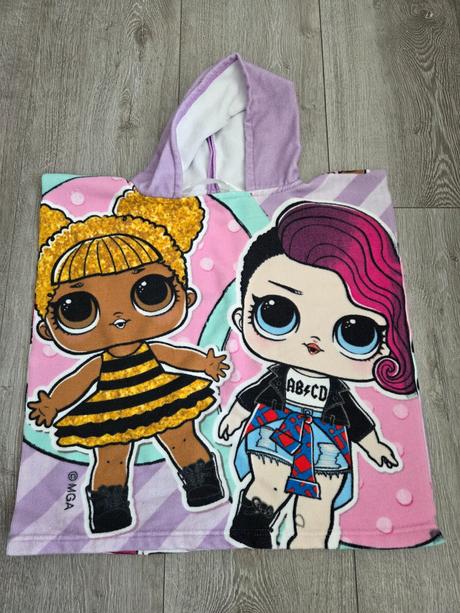 Pončo osuška detská na pláž lolky, 