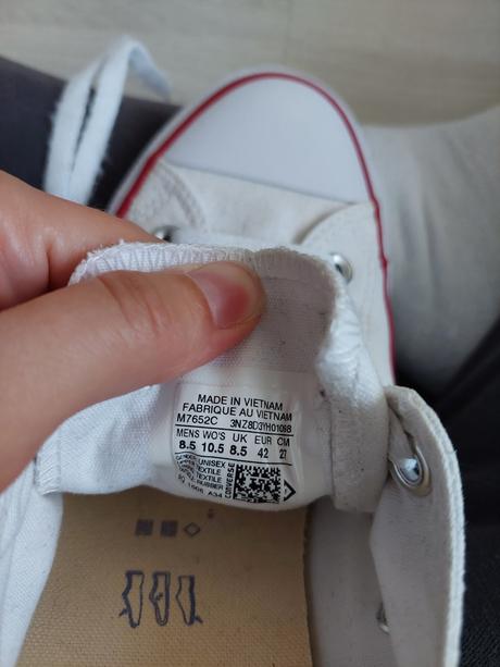 Tenisky č.42, converse,42