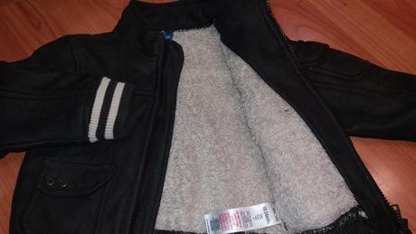 Kožená teplá bundička 18-24 mes., cherokee,80