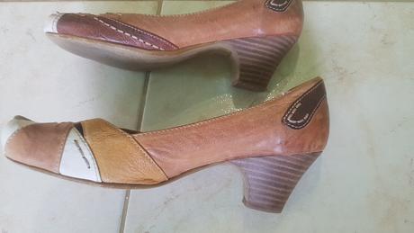 Kozene topanky na opätku, 38