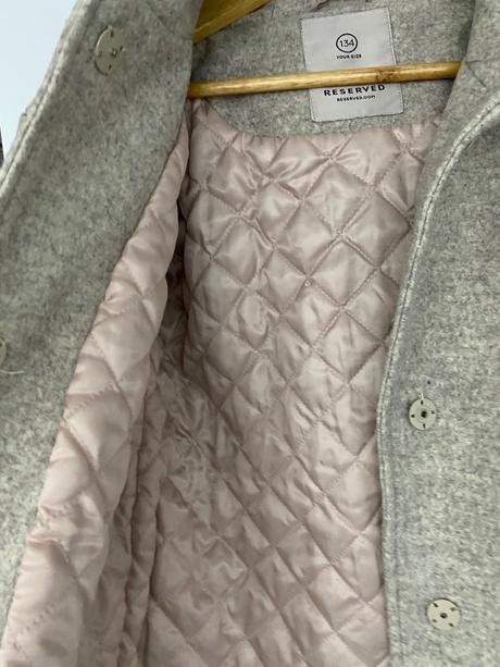 Dievčenský kabátik velk.134, reserved,134