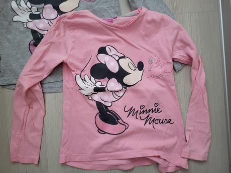 2x tričko minnie, disney,134