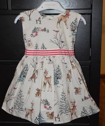 Šaty so zimným motívom, next,86