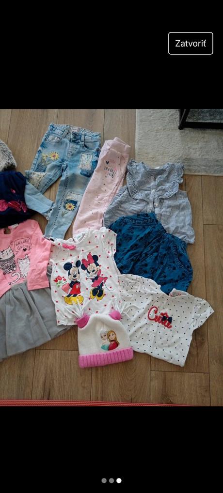 Balík dievčenského oblečenia 80-86, 68–80