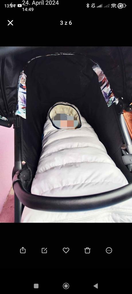 Predám kočík stokke, hlboká vanička, stokke,stokke trailz terrain