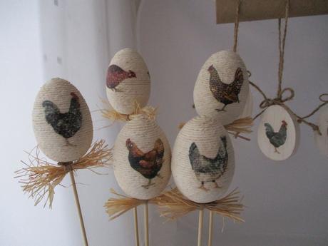 Kraslice so sliepočkami,dve varianty, 