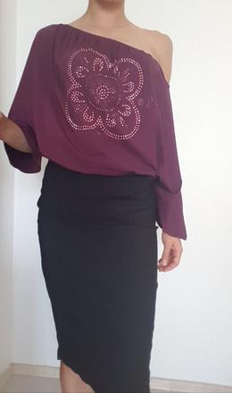 Tricko s netopierymi rukavmi, s