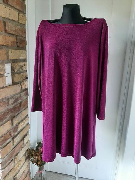 Dámske trblietavé šaty  / tunika, 38 - xxl