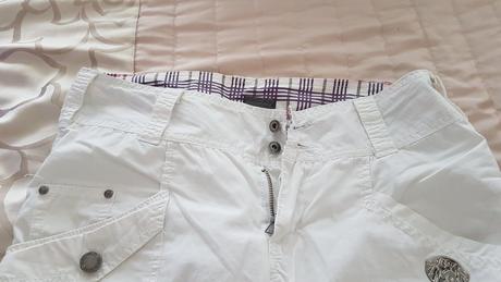 Biele 3/4 nohavice, burton,m