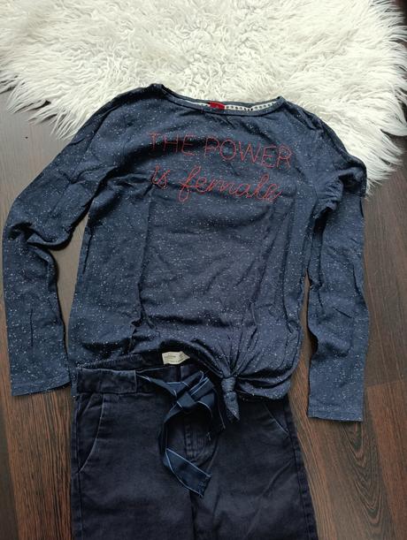 Dievčenský set nohavice a top, zara,152