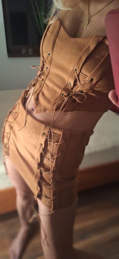 Komplet sukna + korzet top suprava indian styl, m