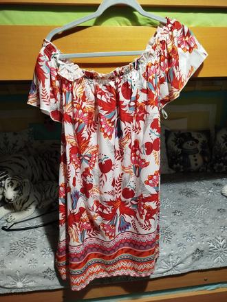 Carmen šaty/tunika vel.xl, xl