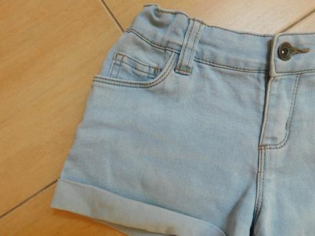 Riflové kraťase 8-9r, primark,134