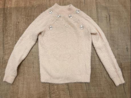 Púdrový sveter, orsay,xs