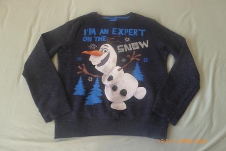 Krásny olaf zimný sveter.v.140, c&a,140