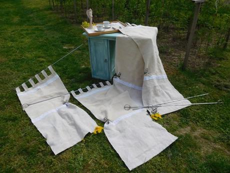 Tkané platno závesy,, 