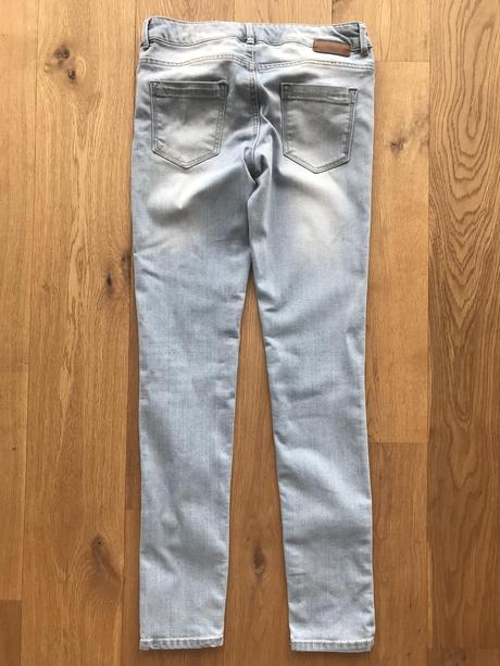 Bledomodre damske rifle, zara,36